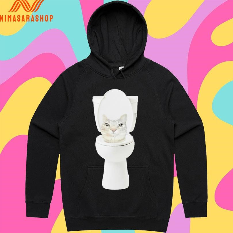 Skibidi Toilet Cat Meme Shirts