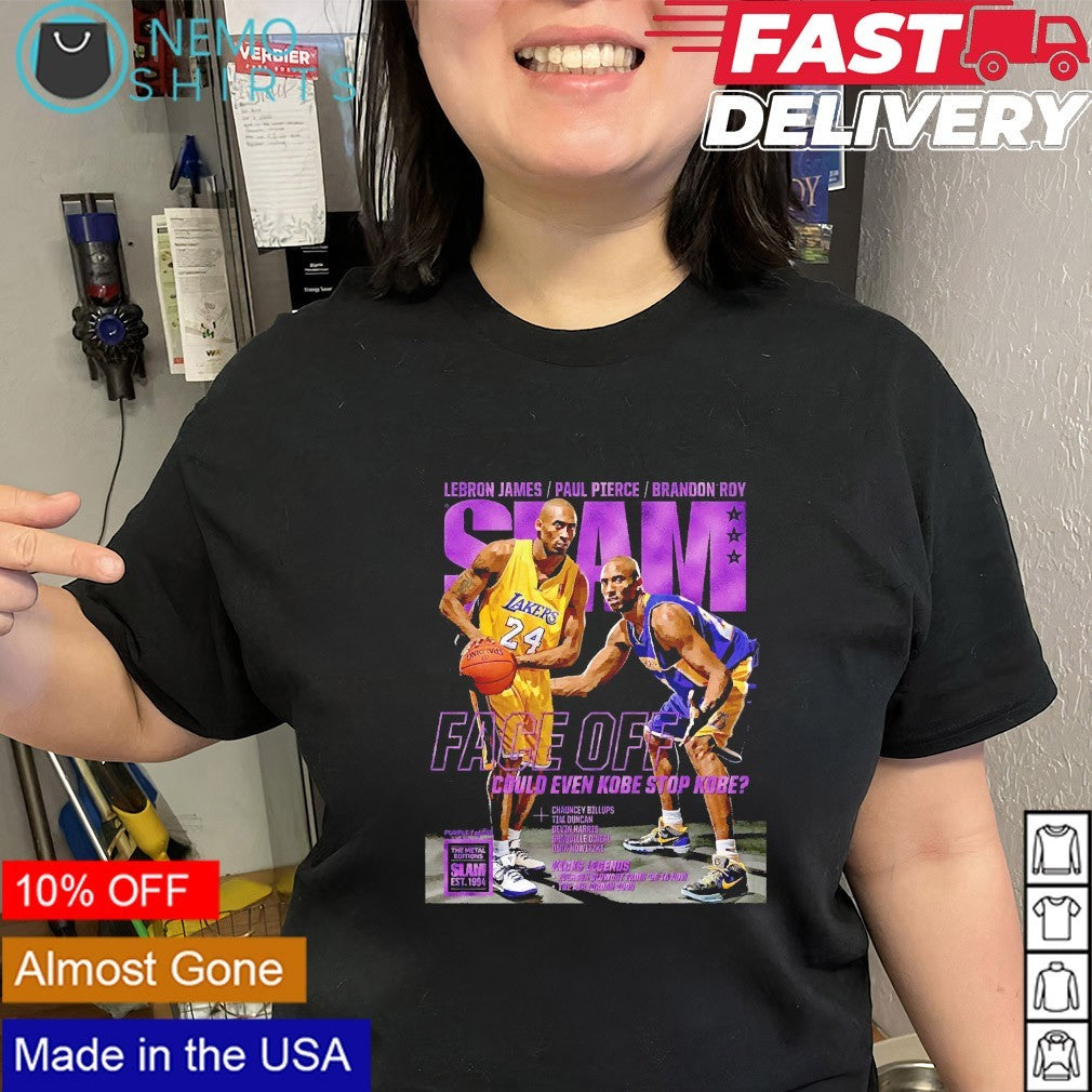 Slam Kobe Bryant Los Angeles Lakers face off could even Kobe stop Kobe shirt