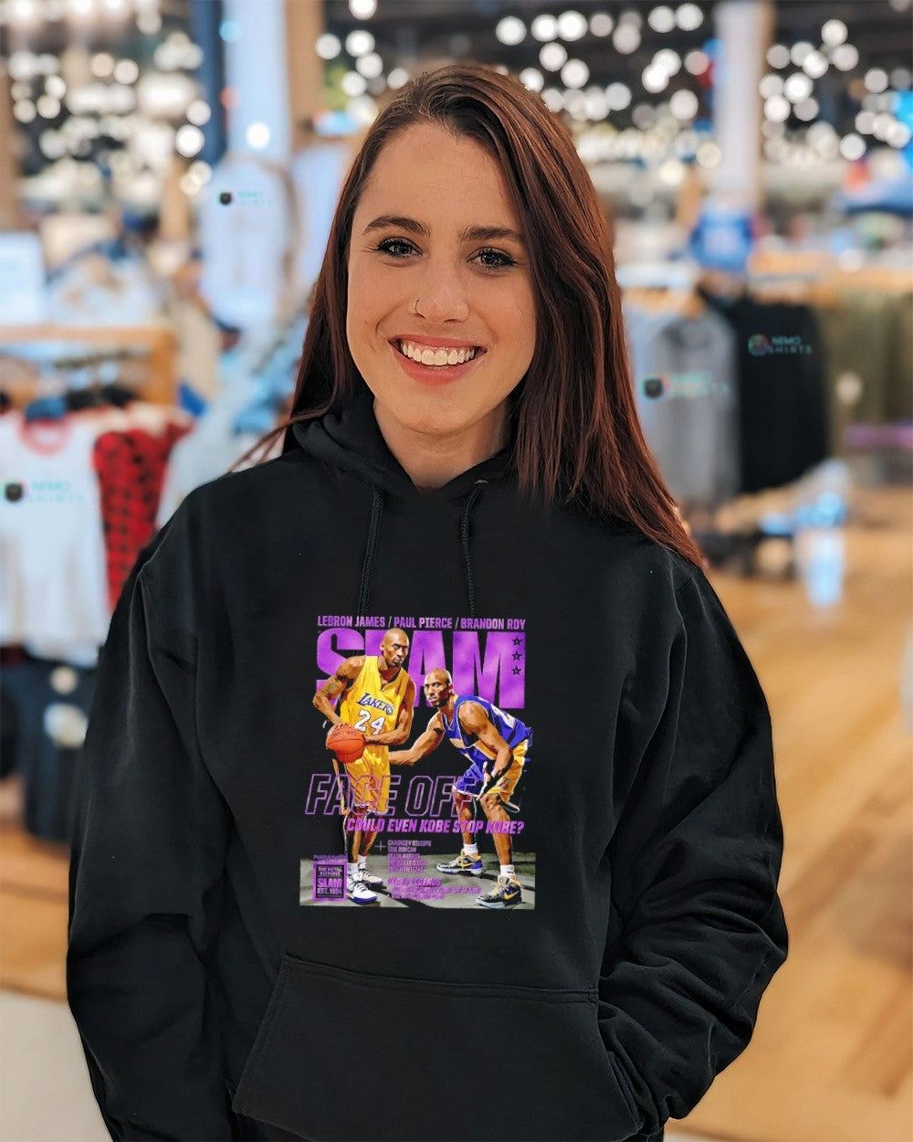 Slam Kobe Bryant Los Angeles Lakers face off could even Kobe stop Kobe shirt