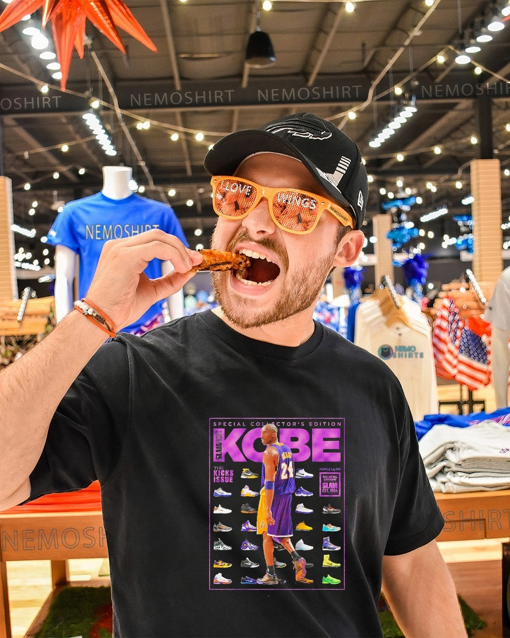 Slam Kobe Bryant Los Angeles Lakers the kicks Issue Special Collector’s Edition shirt