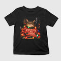 Smoking Cat Christmas Festive As Fuck Shirt