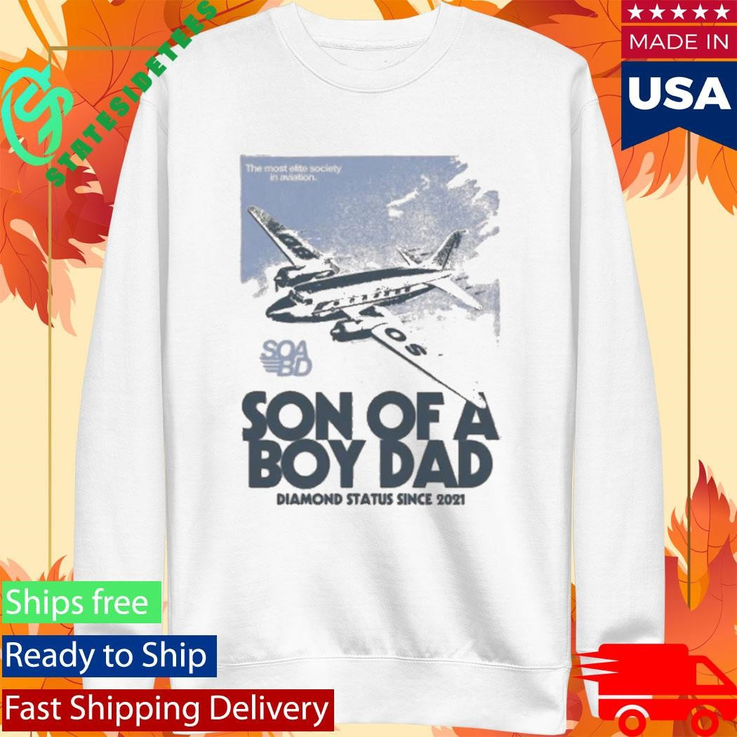 Soabd Airline Pocket Son Of A Boy Dad Fish Pocket Shirt