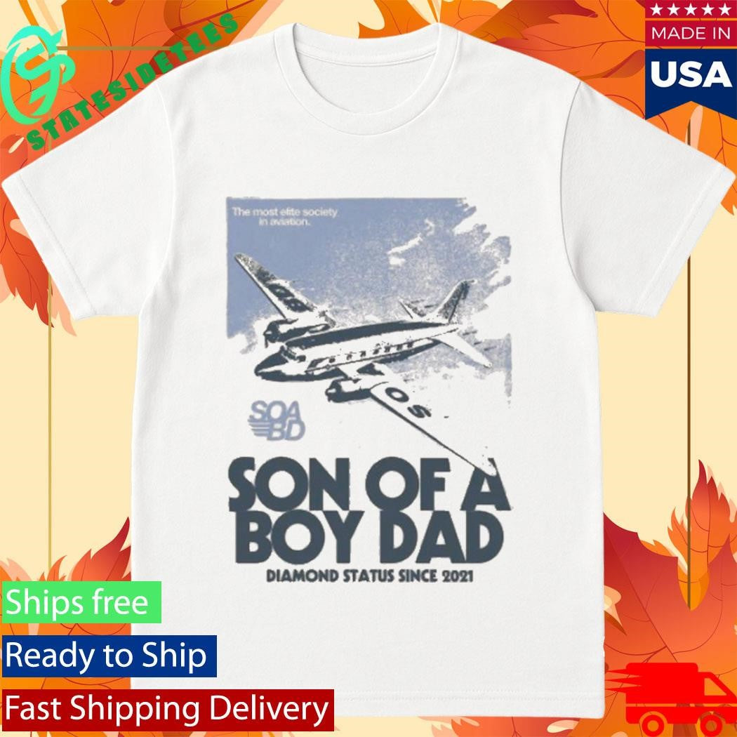 Soabd Airline Pocket Son Of A Boy Dad Fish Pocket Shirt