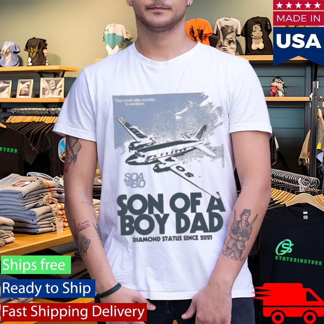Soabd Airline Pocket Son Of A Boy Dad Fish Pocket Shirt
