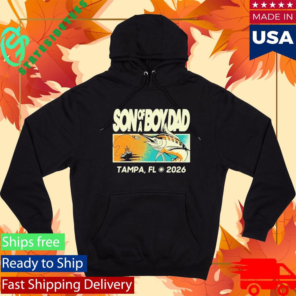 Son Of A Boy Dad Fish Pocket Shirt