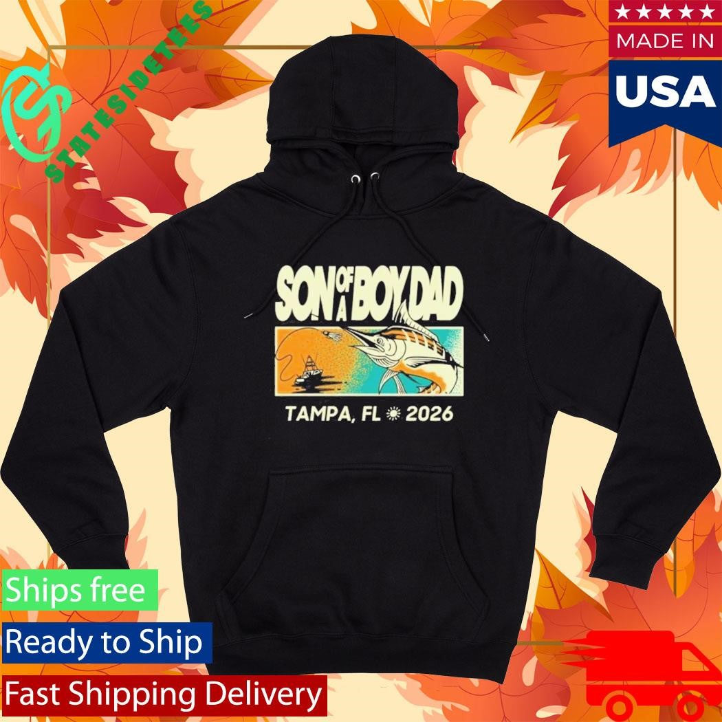 Son Of A Boy Dad Fish Pocket Shirt