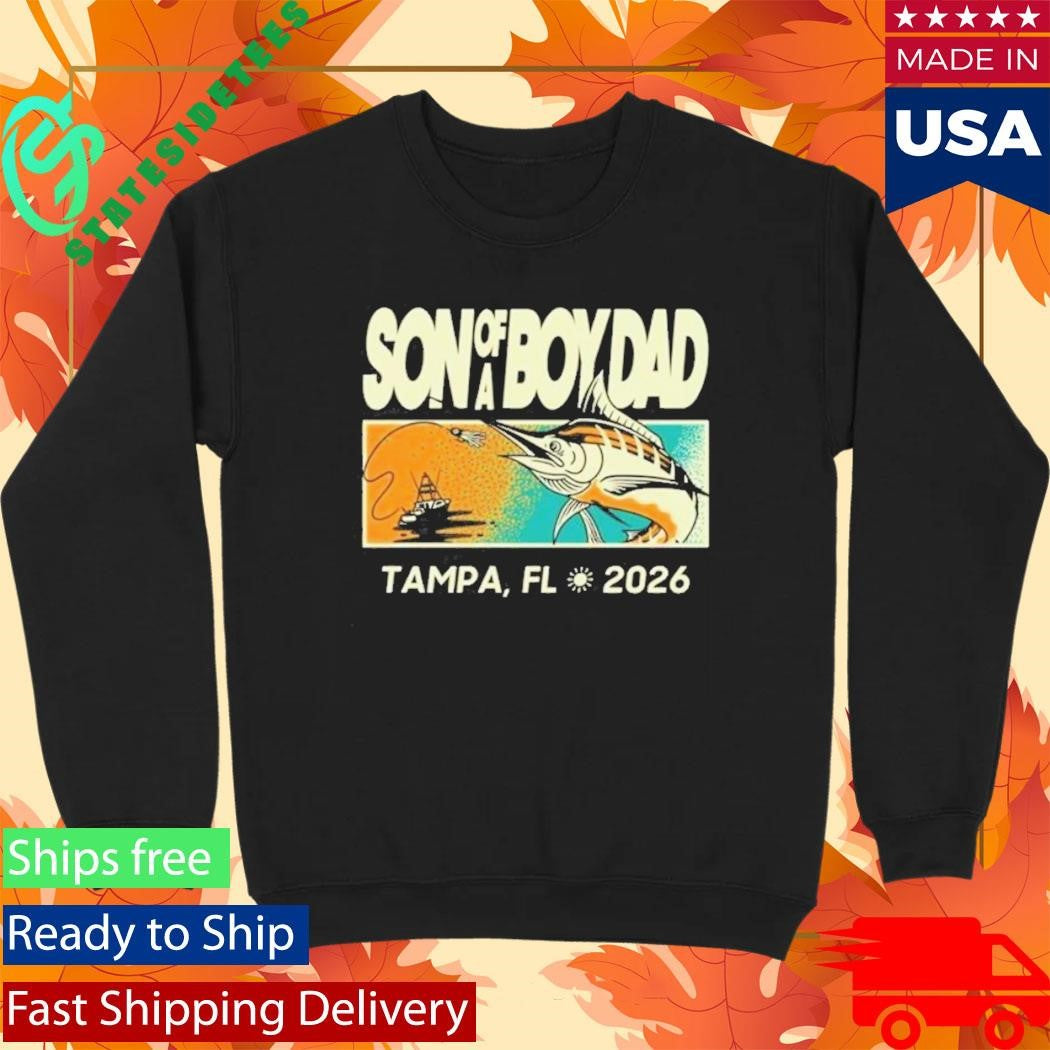 Son Of A Boy Dad Fish Pocket Shirt