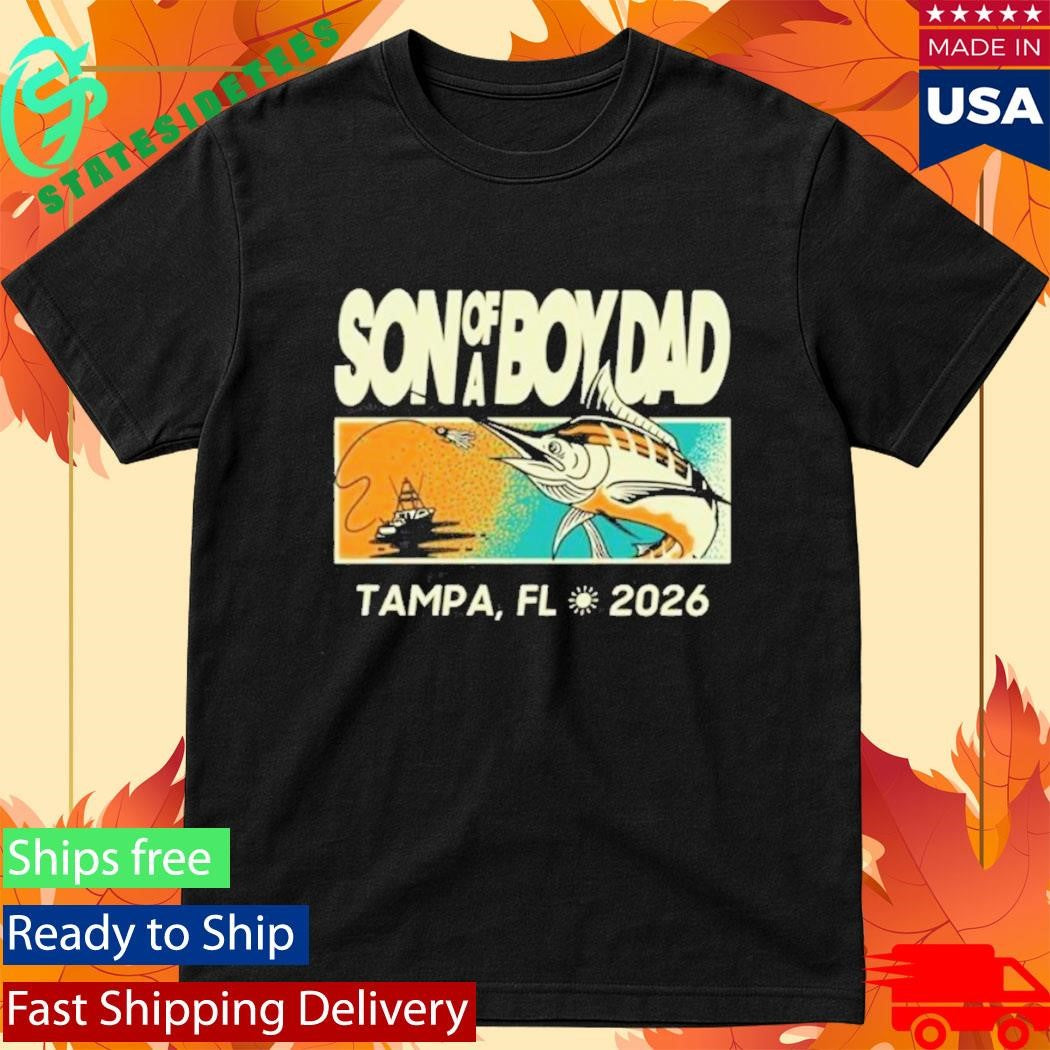 Son Of A Boy Dad Fish Pocket Shirt