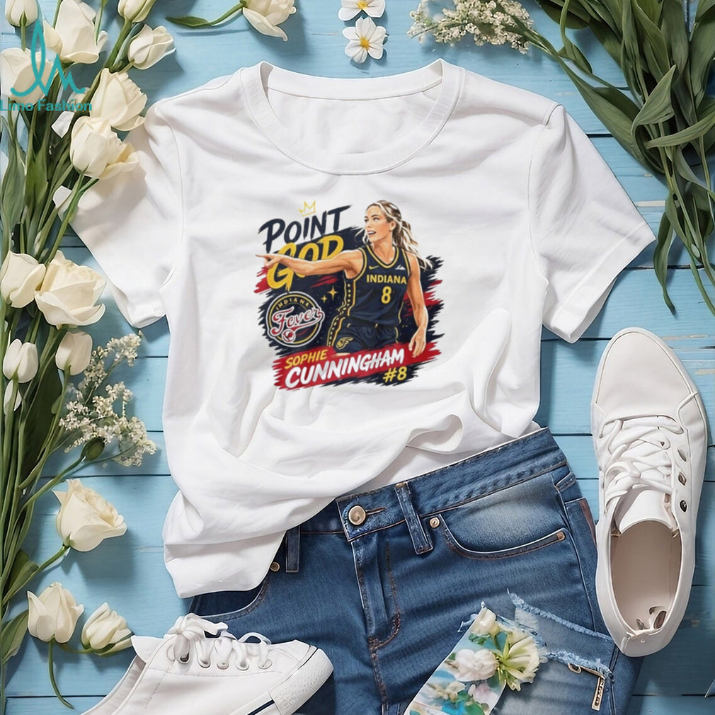Sophie Point God Number 8 And Indiana And Fever Graphic Fan shirt