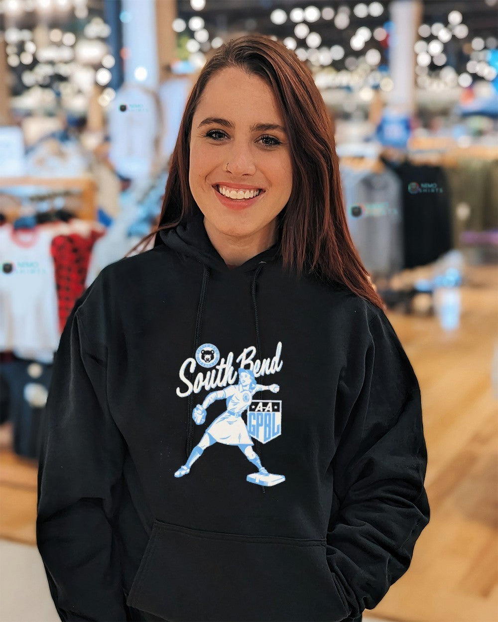 South Bend Cubs all American girls baseball league shirt
