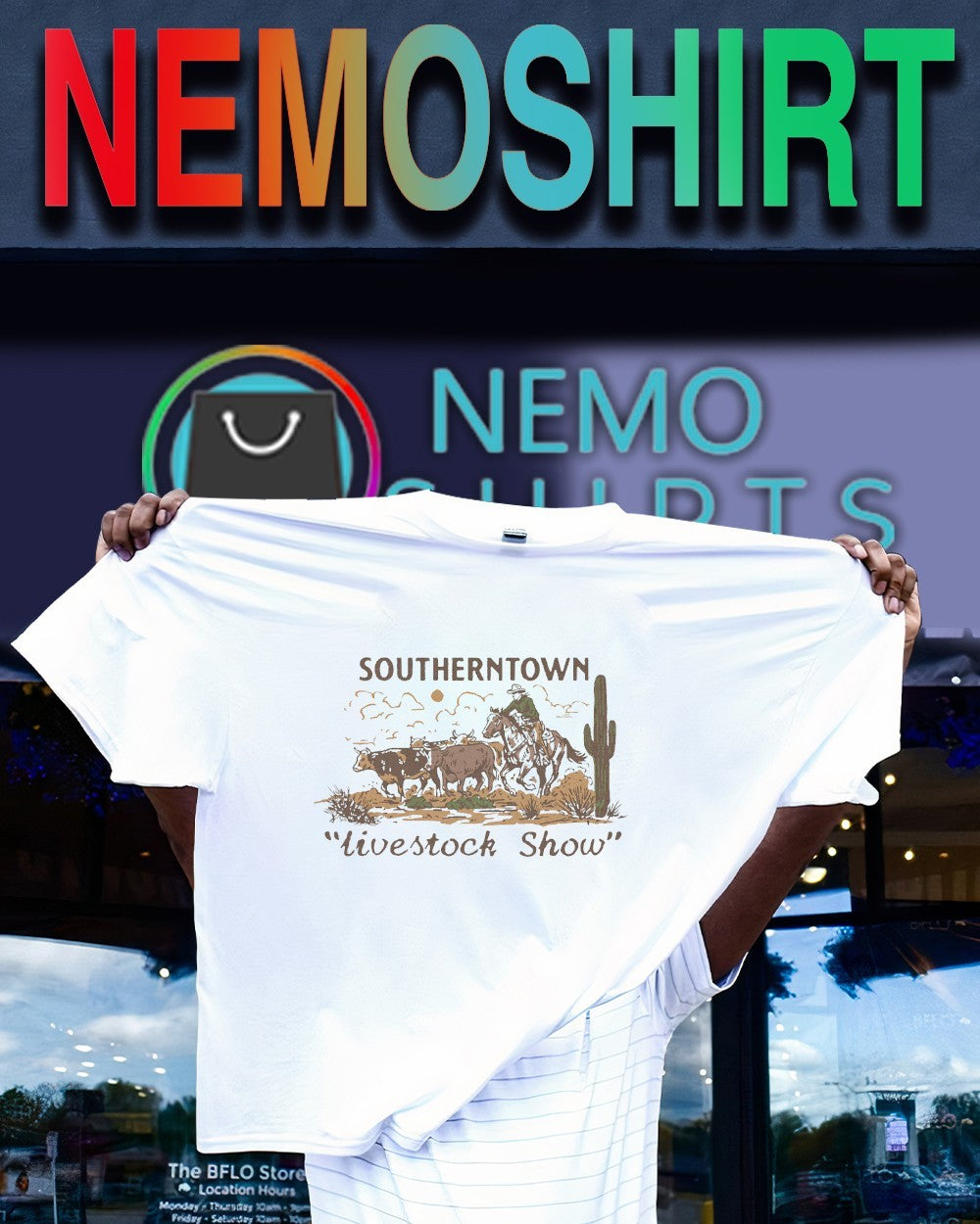 Southerntown livestock show cowboy shirt