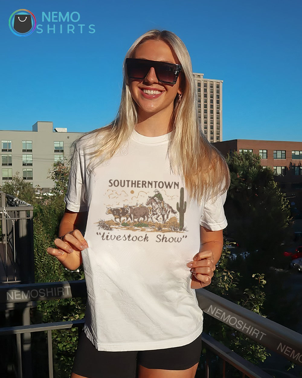Southerntown livestock show cowboy shirt