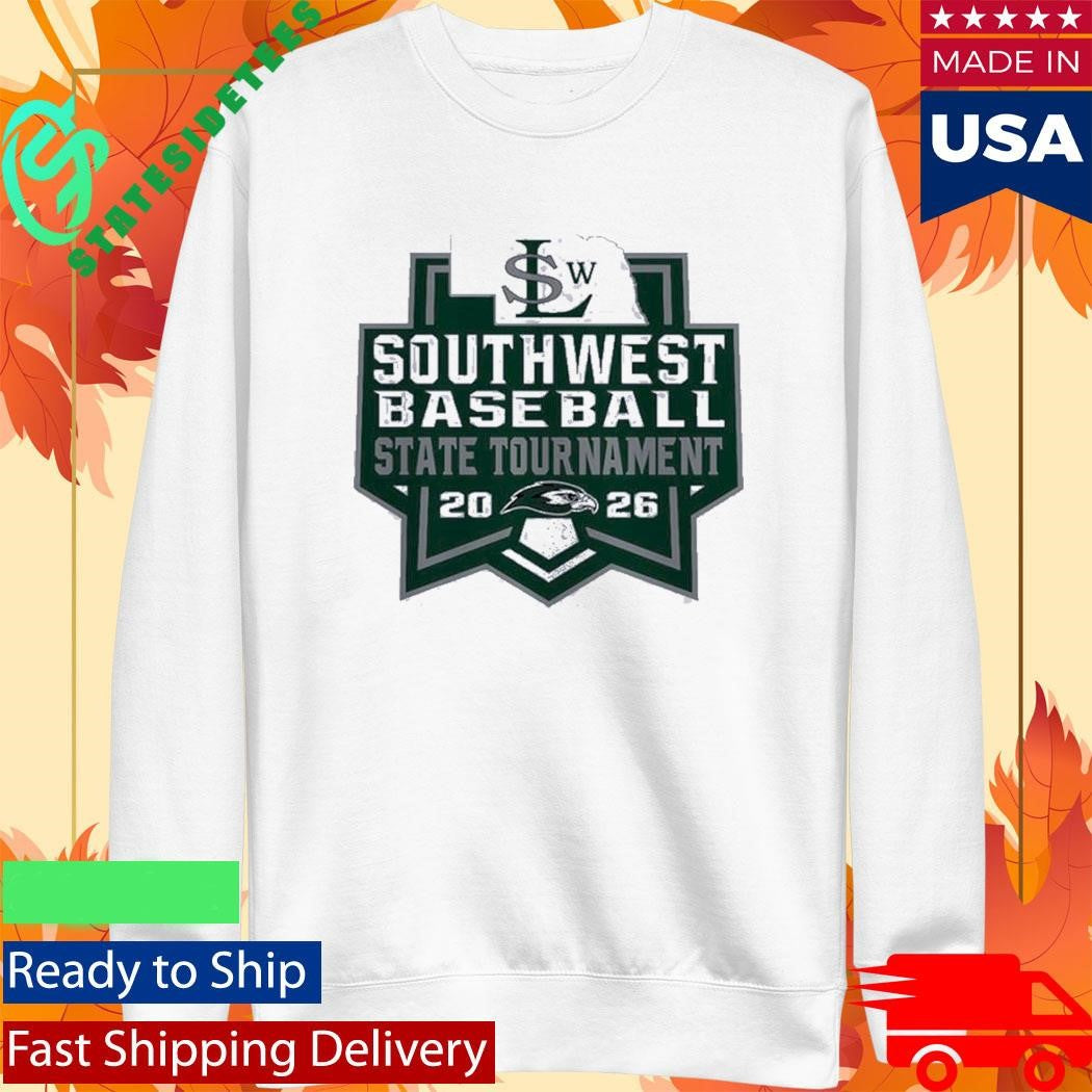 Southwest Silver Hawks Baseball State Tournament 2026 Logo Shirt