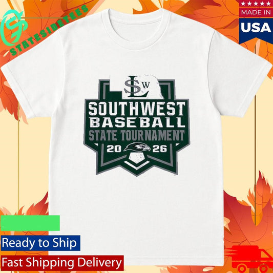 Southwest Silver Hawks Baseball State Tournament 2026 Logo Shirt