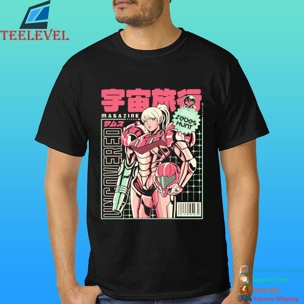 Space Voyage Magazine Special Report Zebes Hunt Shirt