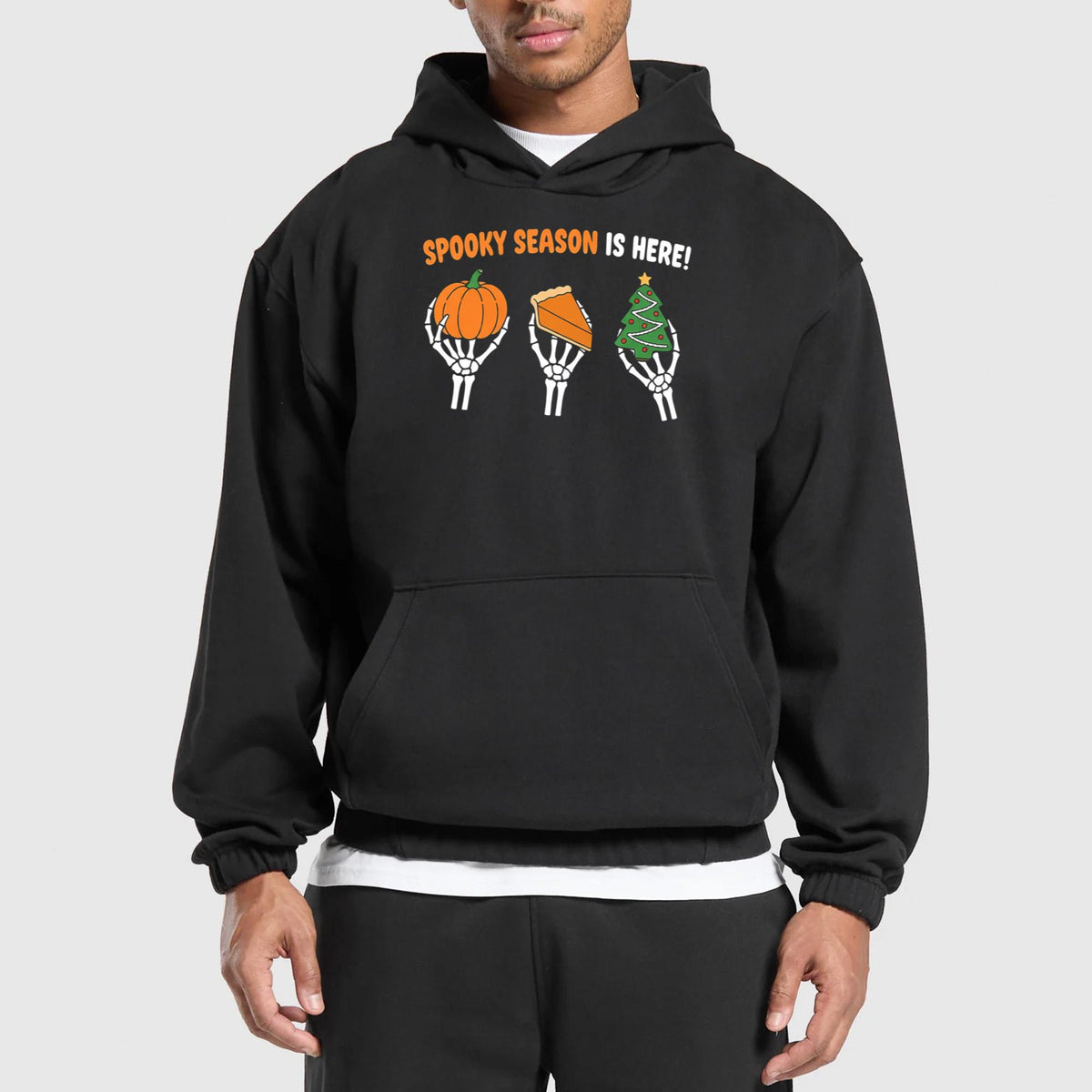 Spooky Season Is Here Pumpkin Pie Christmas Tree Shirt