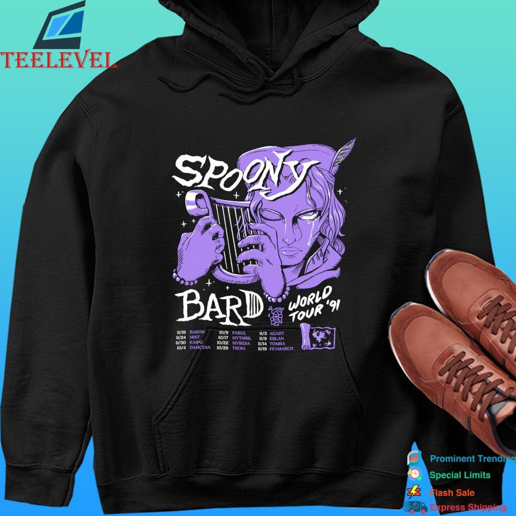 Spoony Bard World Tour ’91 Terry Mack Shirt