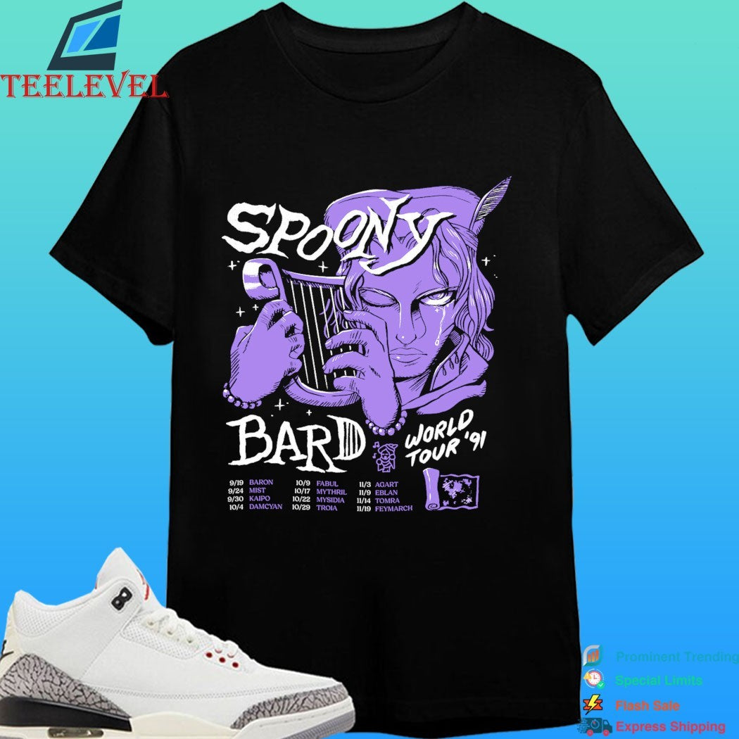 Spoony Bard World Tour ’91 Terry Mack Shirt