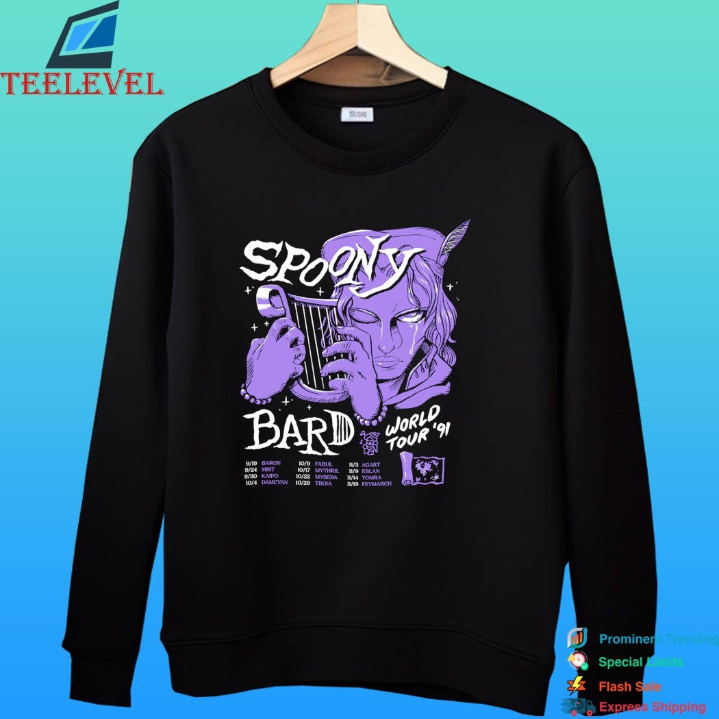 Spoony Bard World Tour ’91 Terry Mack Shirt