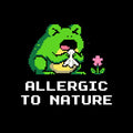 Spring Allergies Funny Sad Frog