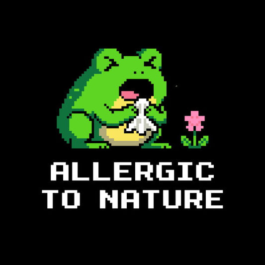 Spring Allergies Funny Sad Frog