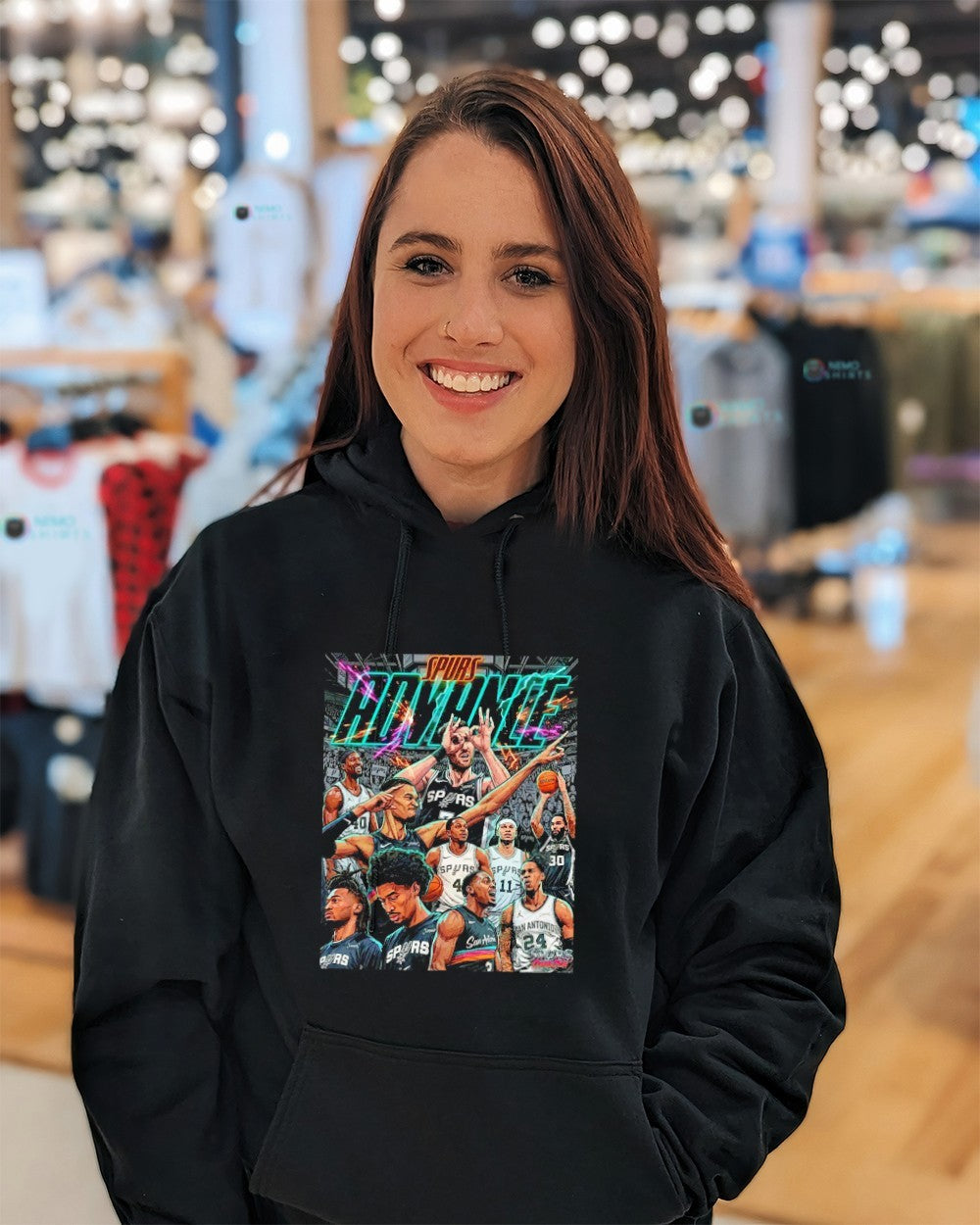 Spurs advance NBA Western Conference Semifinals player comic shirt