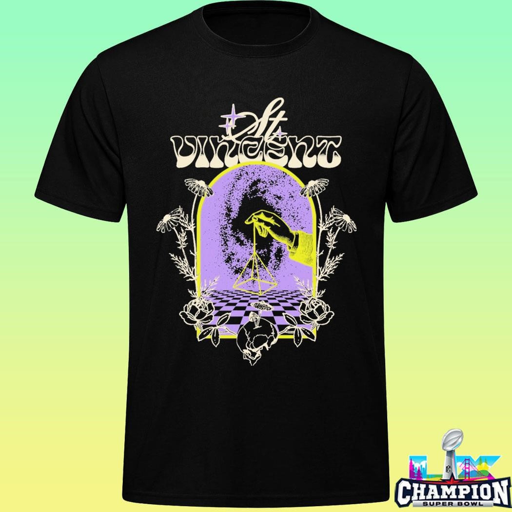 St Vincent Mushroom Skull Shirt