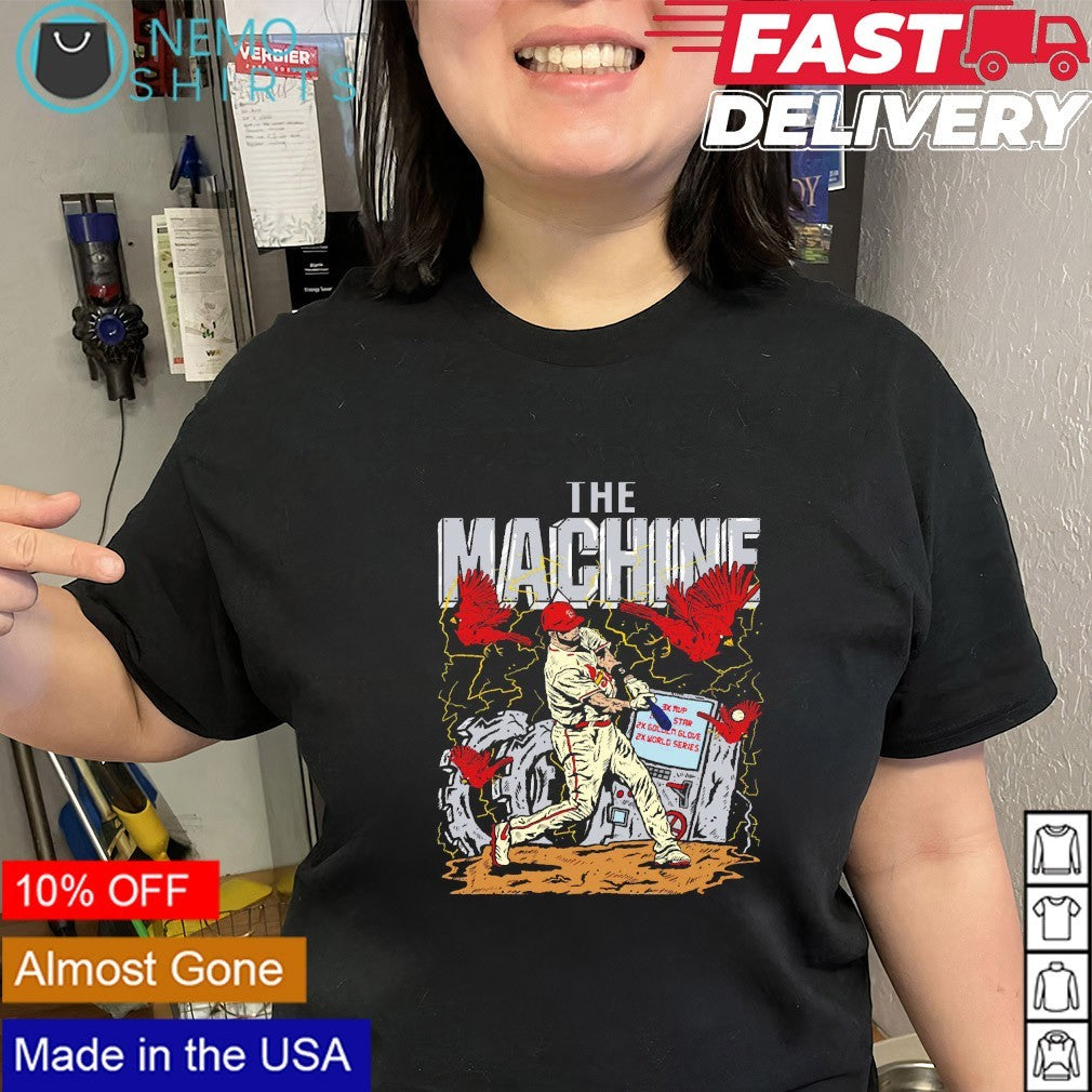 St. Louis Cardinals The Machine player 3x MVP 2x golden glove 2x world series shirt