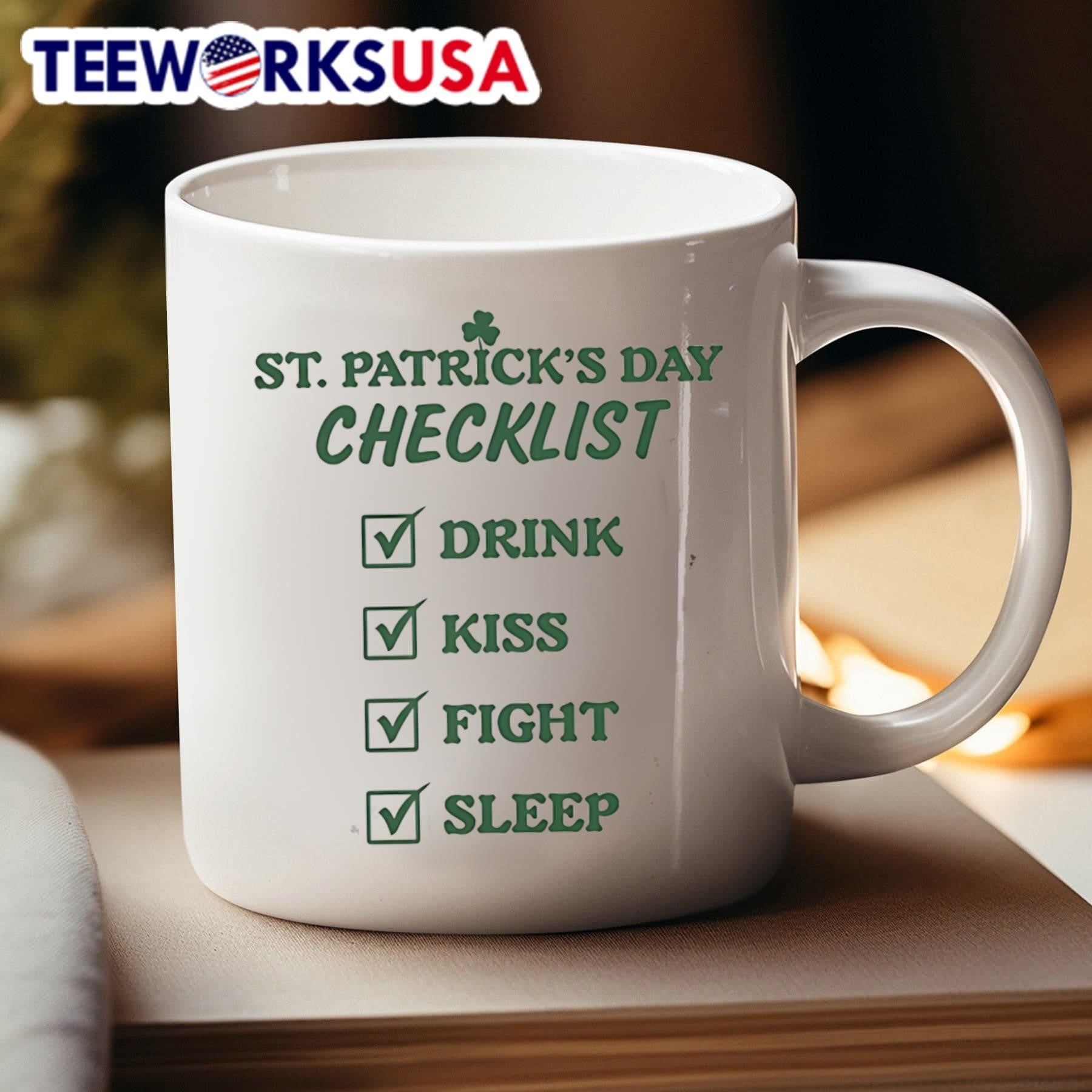 St. Patrick’s Day Checklist Shirt