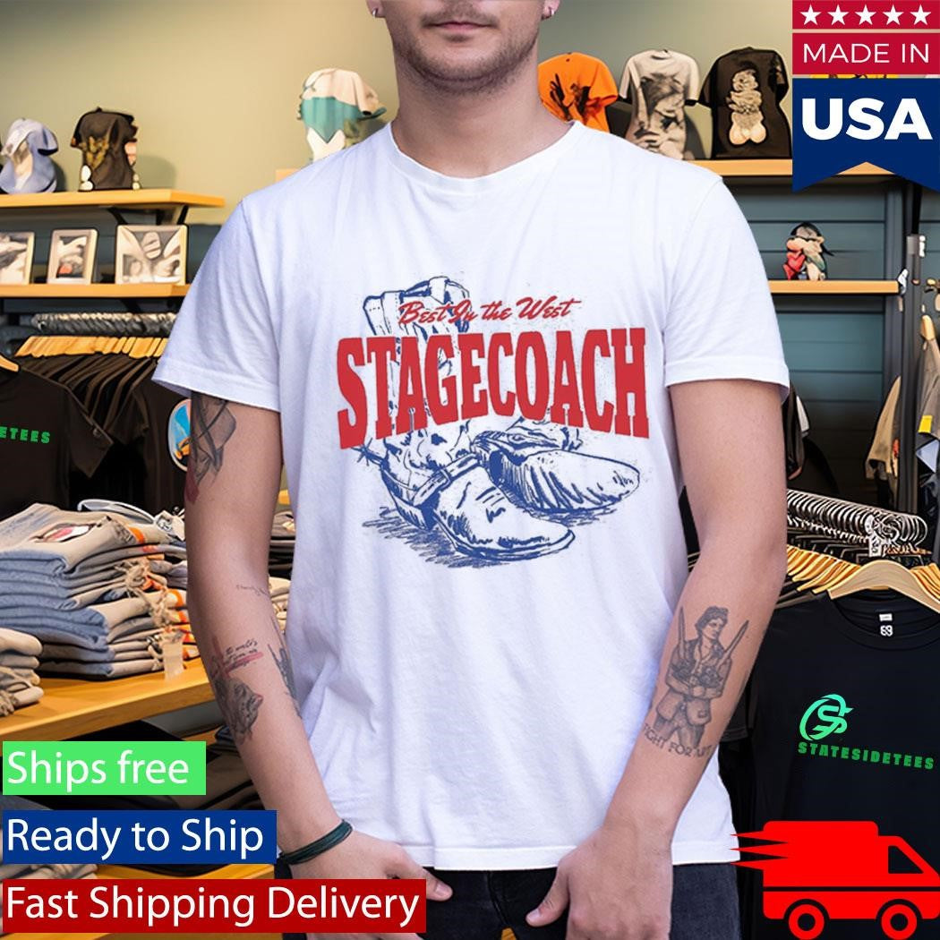 Stagecoach 2026 Festival AMEX Exclusive Merch In Indio California Heel Toe Rodeo Shirt