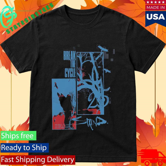 Staind Break the Cycle 25 Anniversary Peaceful Day T-Shirt