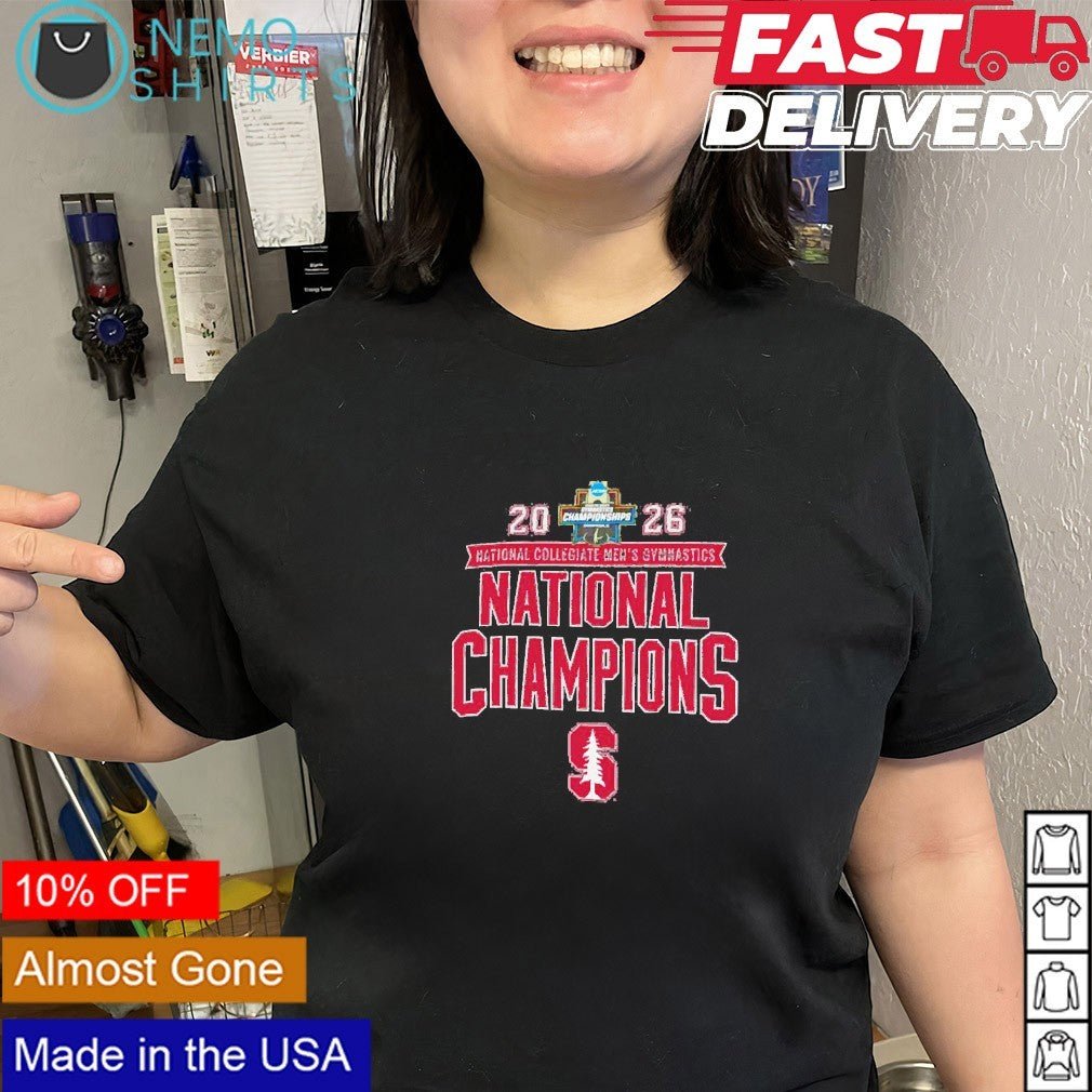 Stanford Cardinal 2026 NCAA national collegiate men’s gymnastics National Champions shirt