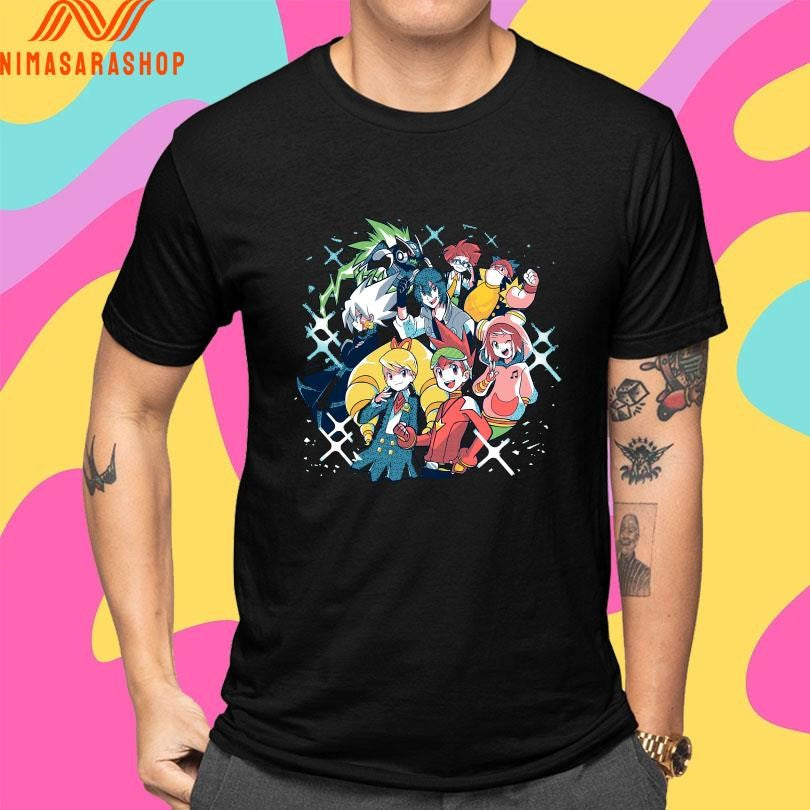 Star Force Allies Mega Man Shirts