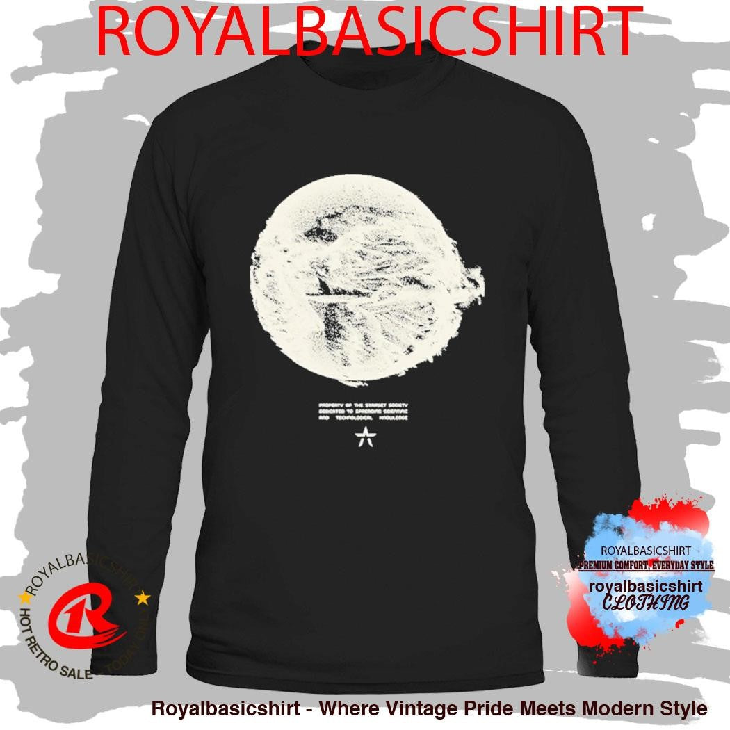 Starset Moon Property Of The Starset Society Dedicated To Spaceding Scientist And Techdlocical Knowledge Shirt