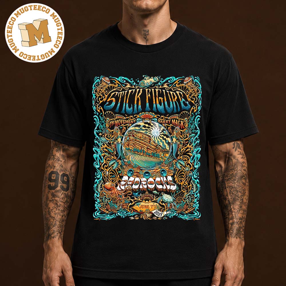 Stick Figure Morrison Colorado 2026 Event Poster At Red Rocks Amphitheatre On June 7 2027 Unisex T-Shirt