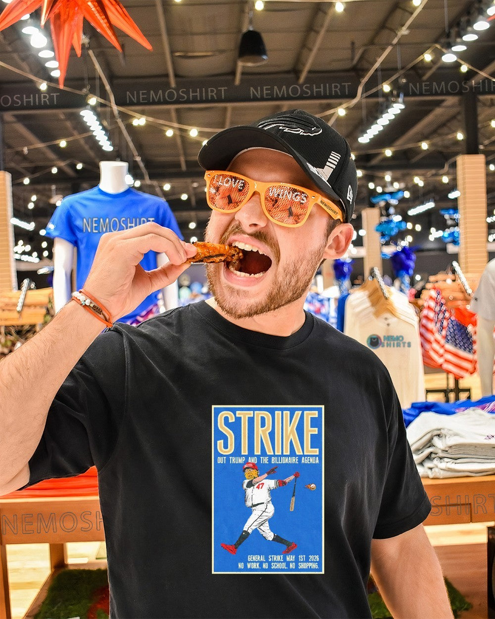 Strike out Trump and the billionaires agenda shirt