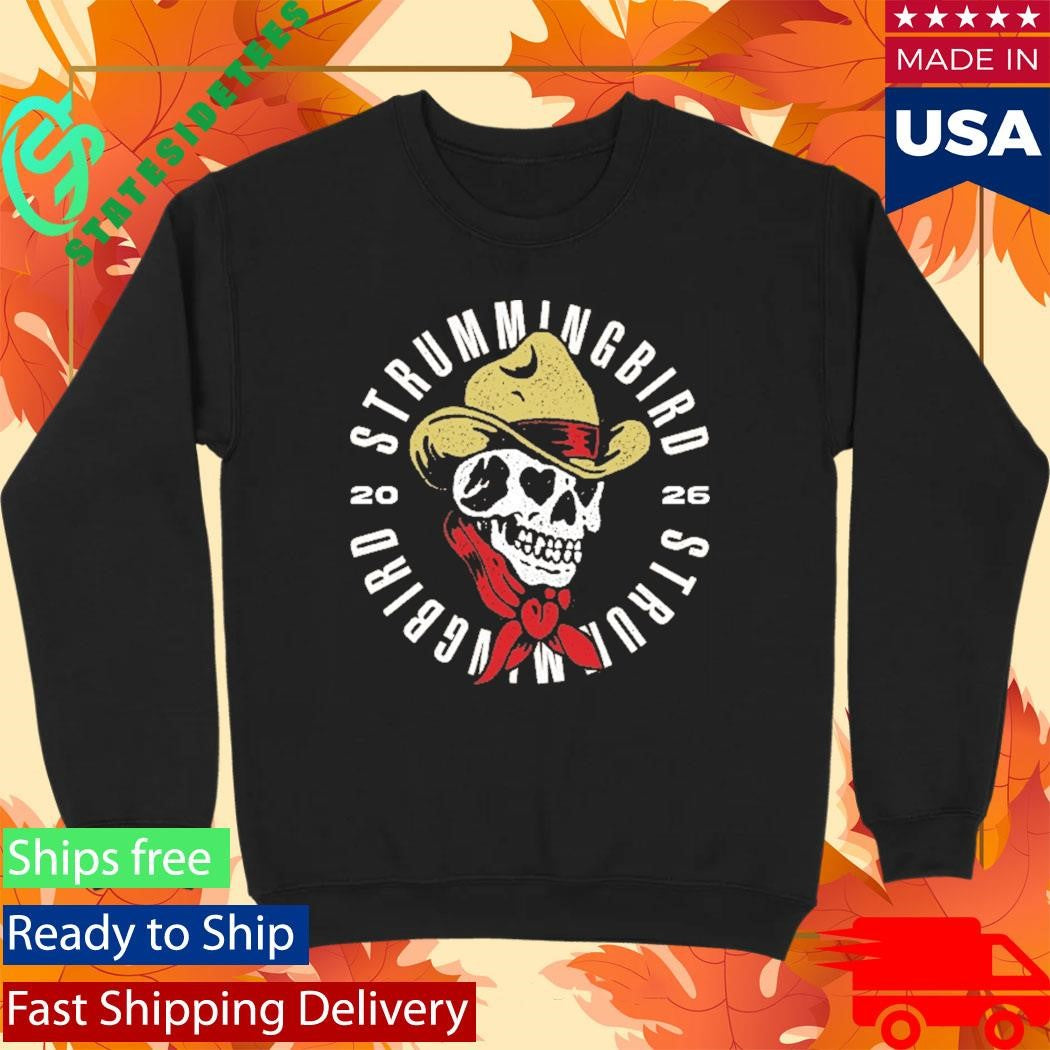 Strummingbird 2026 Festival Exclusive Merch In Australia On 10 17 And 18 October 2026 Skull Cowboy T-Shirt