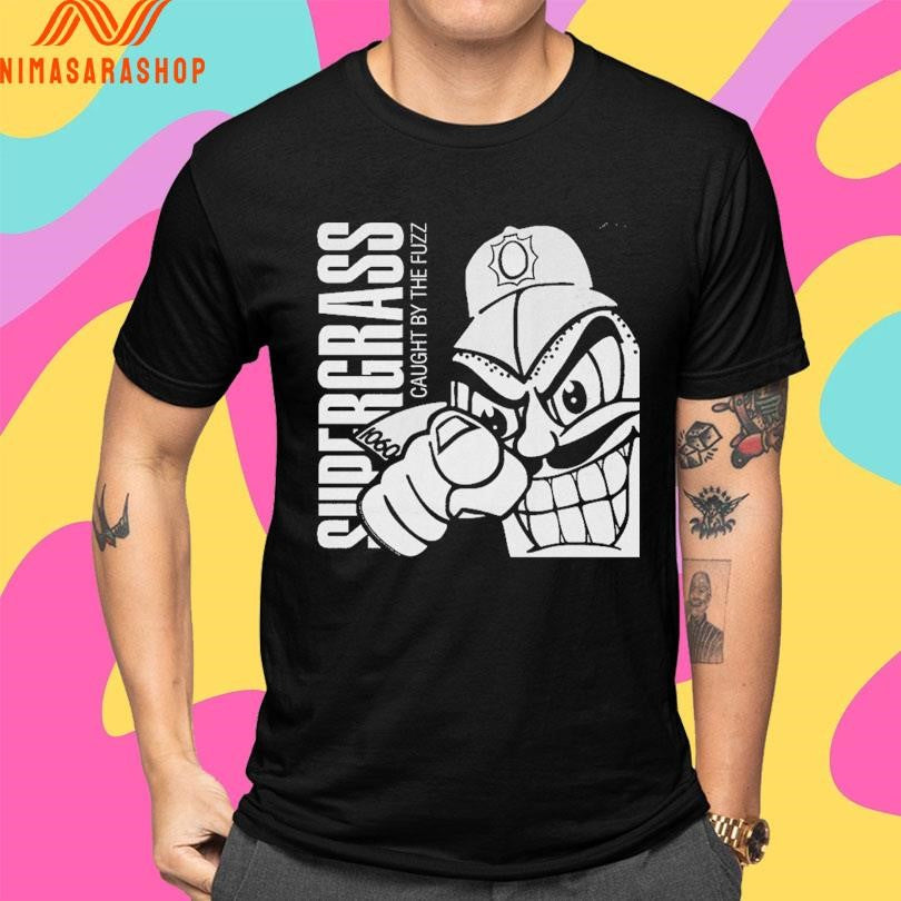 Supergrass Caught By The Fuzz Shirts