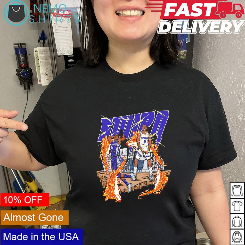Swipa De’Aaron Fox Sacramento Kings graphic shirt