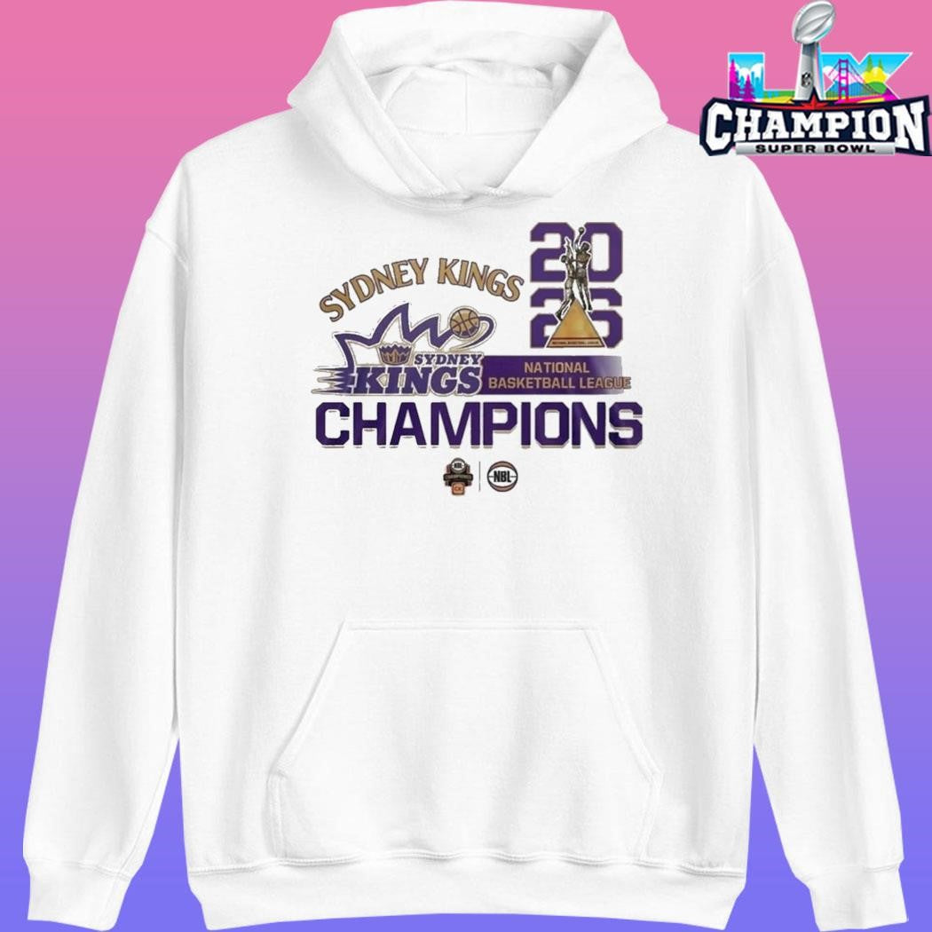 Sydney Kings 2026 Nbl Sydney Kings National Basketball League Champions Shirt