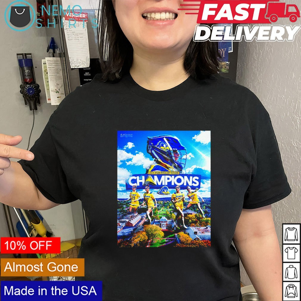 Delaware women’s lacrosse 2026 ASUN regular season champions shirt