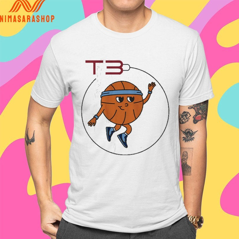 T3 Basketball Logo Shirts