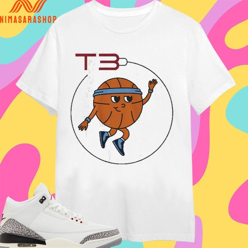 T3 Basketball Logo Shirts