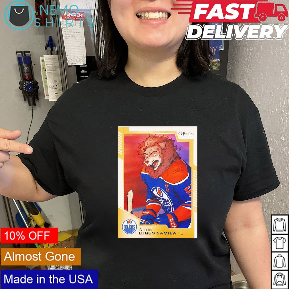 Lugos Samiba Edmonton Oilers shirt
