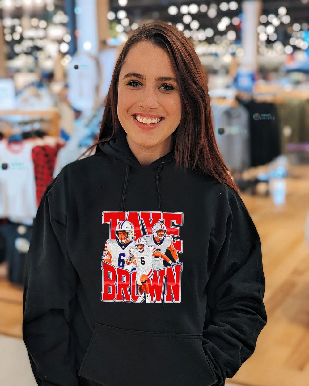 Taye Brown Arizona Wildcats football player collage shirt