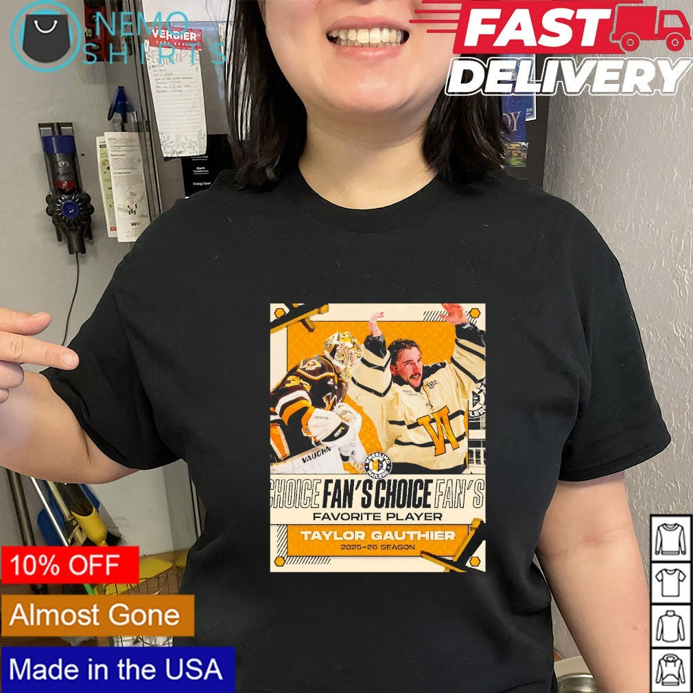 Taylor Gauthier Pittsburgh Penguins choice fan’s choice fan’s favorite player shirt
