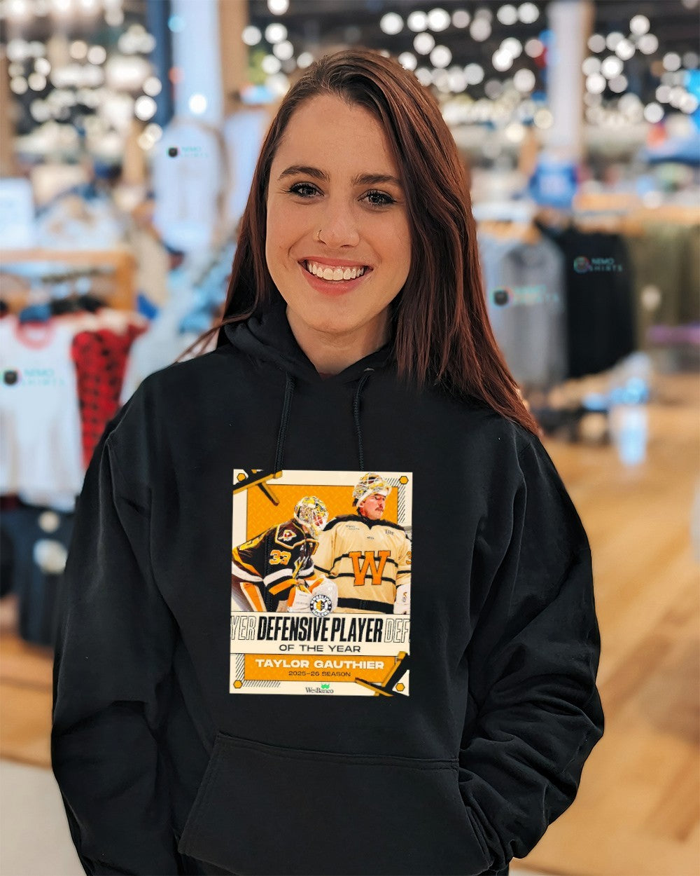 Taylor Gauthier Pittsburgh Penguins defensive player of the year 2026 season shirt
