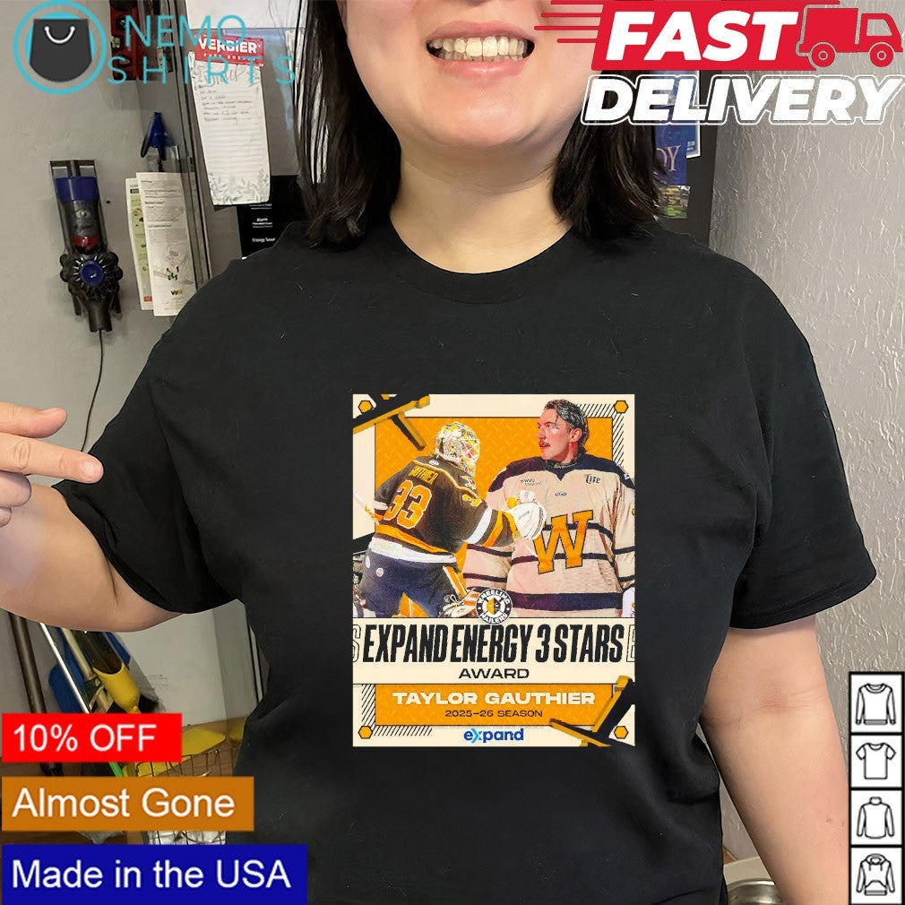 Taylor Gauthier Pittsburgh Penguins expand energy 3 stars award 2026 season shirt