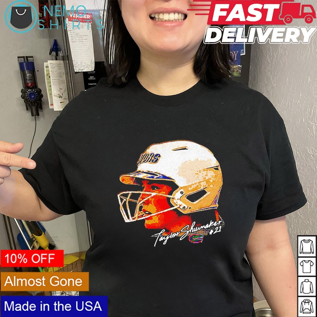 Taylor Shumaker Florida Gators NCAA softball big head shirt