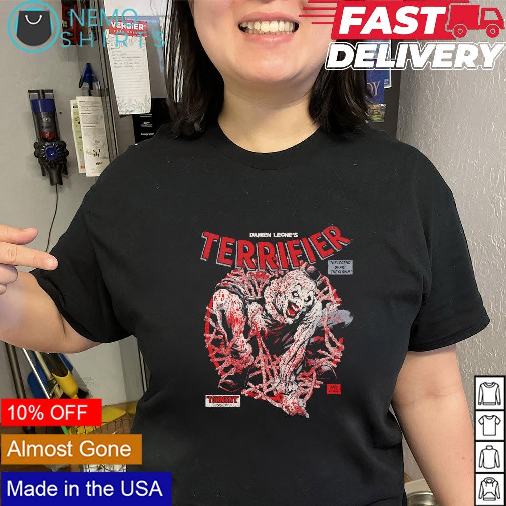Terrifier Damien Leone’s the legend of art the clown shirt